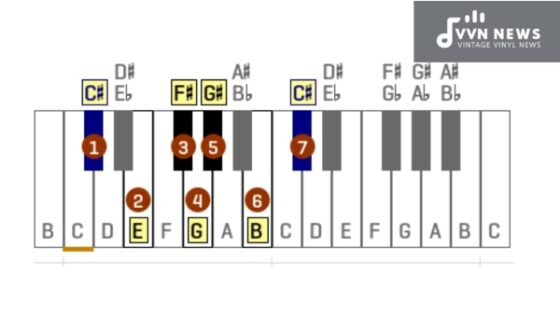 C Sharp Major Blues Scale