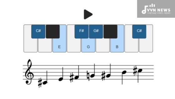 C Sharp Minor Blues Scale