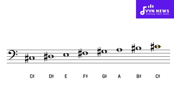 Degrees of the C Sharp Harmonic Minor Scale