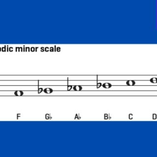 E Flat Melodic Minor Scale
