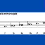 E Flat Melodic Minor Scale