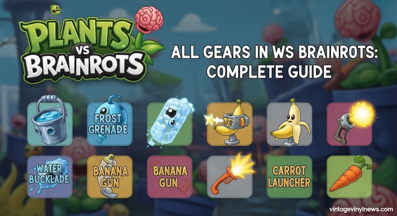 All Gears in Plants vs Brainrots