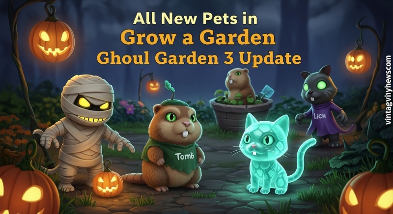 All New Pets in Grow a Garden Halloween Update