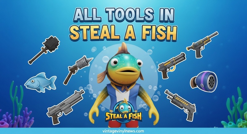 All Steal a Fish Tools Weapons