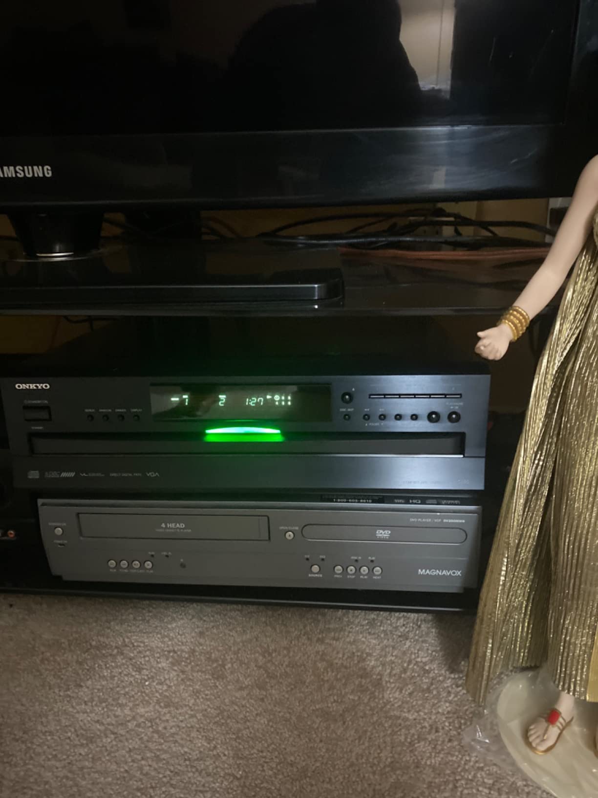 Onkyo DXC390 6 Disc CD Changer, Black - Customer Photo 2