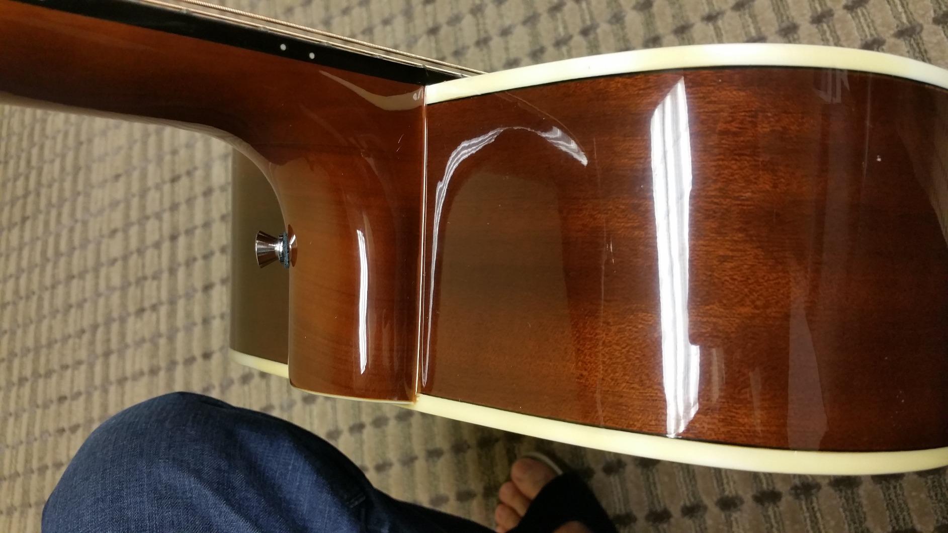 Epiphone Songmaker DR-100, Dreadnought Acoustic Guitar - Vintage Sunburst - Customer Photo 2