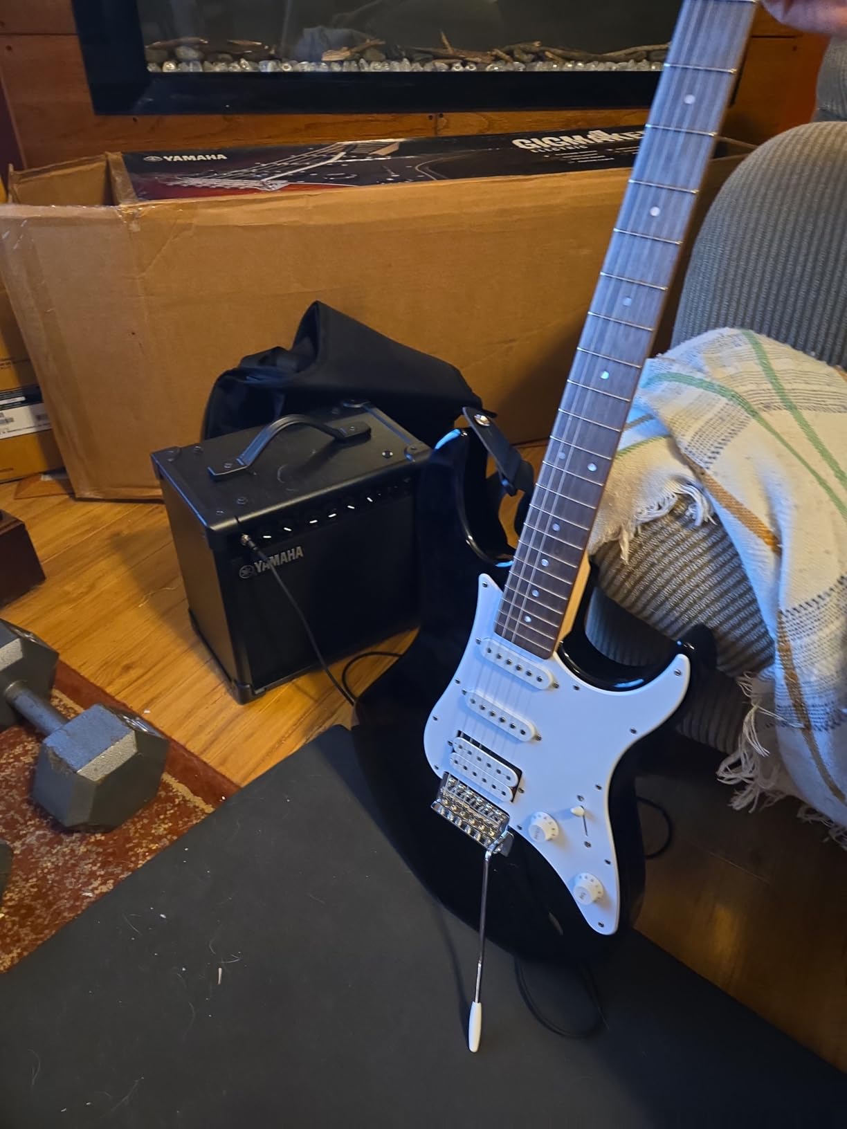 Yamaha Pacifica Series PAC12 Electric Guitar; Metallic Blue customer photo 1