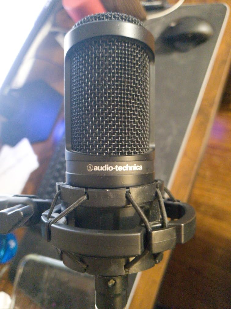 Audio-Technica AT2020 Cardioid Condenser Studio XLR Microphone, Ideal for Project/Home Studio Applications Customer Review Audio-Technica AT2020 Cardioid Condenser Studio XLR Microphone, Ideal for Project/Home Studio Applications - Customer Photo 1