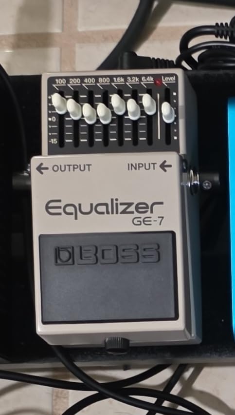 BOSS GE-7 Equalizer | Compact Graphic Equalizer Pedal | Tailored for Guitarists | 7 Bands of EQ Sliders | Guitar-Optimized Frequencies | ±15dB Boost/Cut Per Band | Level Slider for Volume Adjustments Customer Review BOSS GE-7 Equalizer | Compact Graphic Equalizer Pedal | Tailored for Guitarists | 7 Bands of EQ Sliders | Guitar-Optimized Frequencies | ±15dB Boost/Cut Per Band | Level Slider for Volume Adjustments - Customer Photo 1