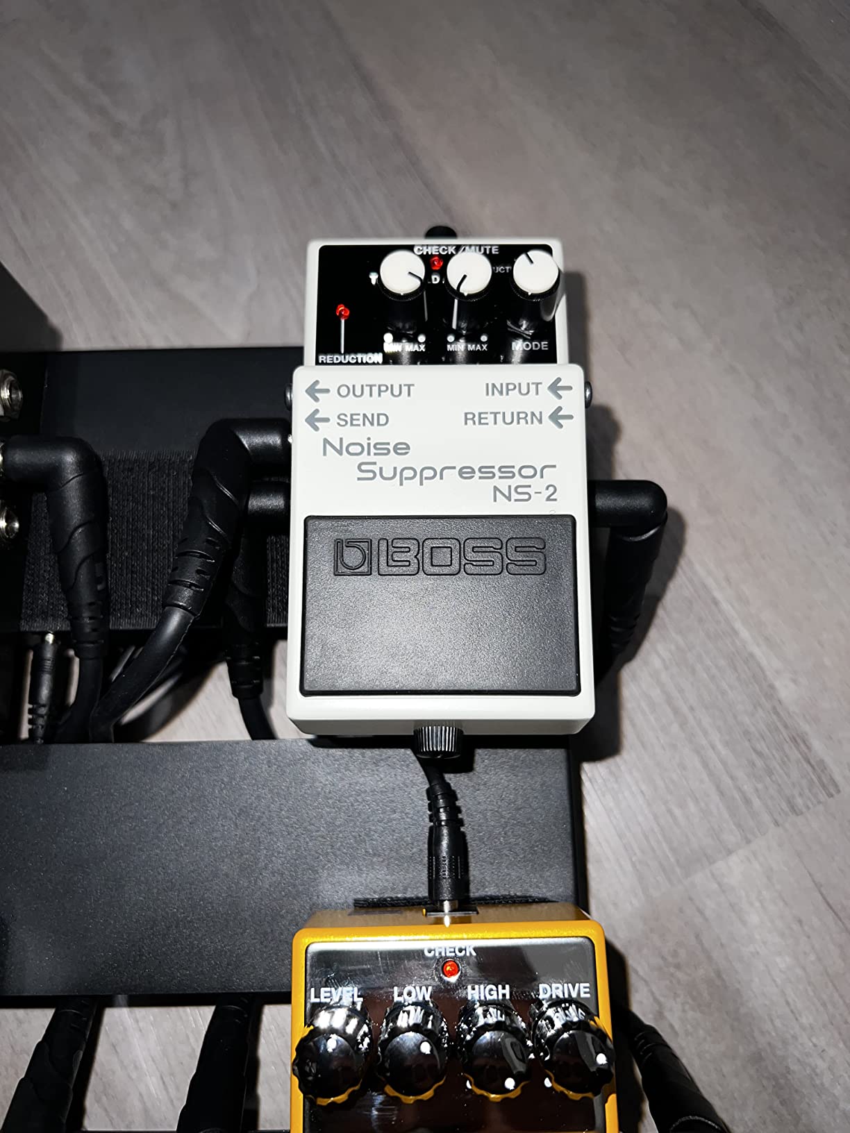 BOSS NS-2 Noise Suppressor Guitar Pedal | The NS-2 Noise Suppressor elevates your stage and studio rig with a more polished signal. customer photo 1