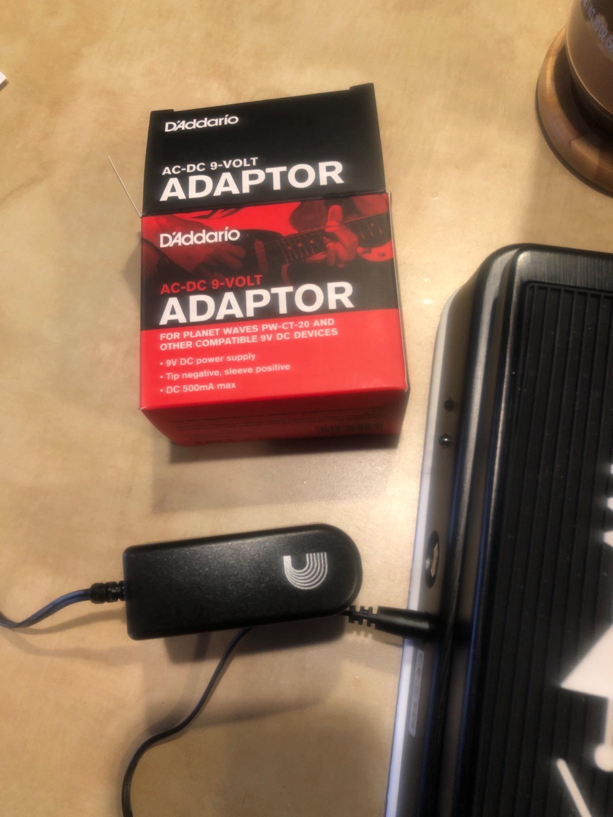 DADDARIO 9-Volt Power Adaptor (PW-CT-9V) Customer Review DADDARIO 9-Volt Power Adaptor (PW-CT-9V) - Customer Photo 1