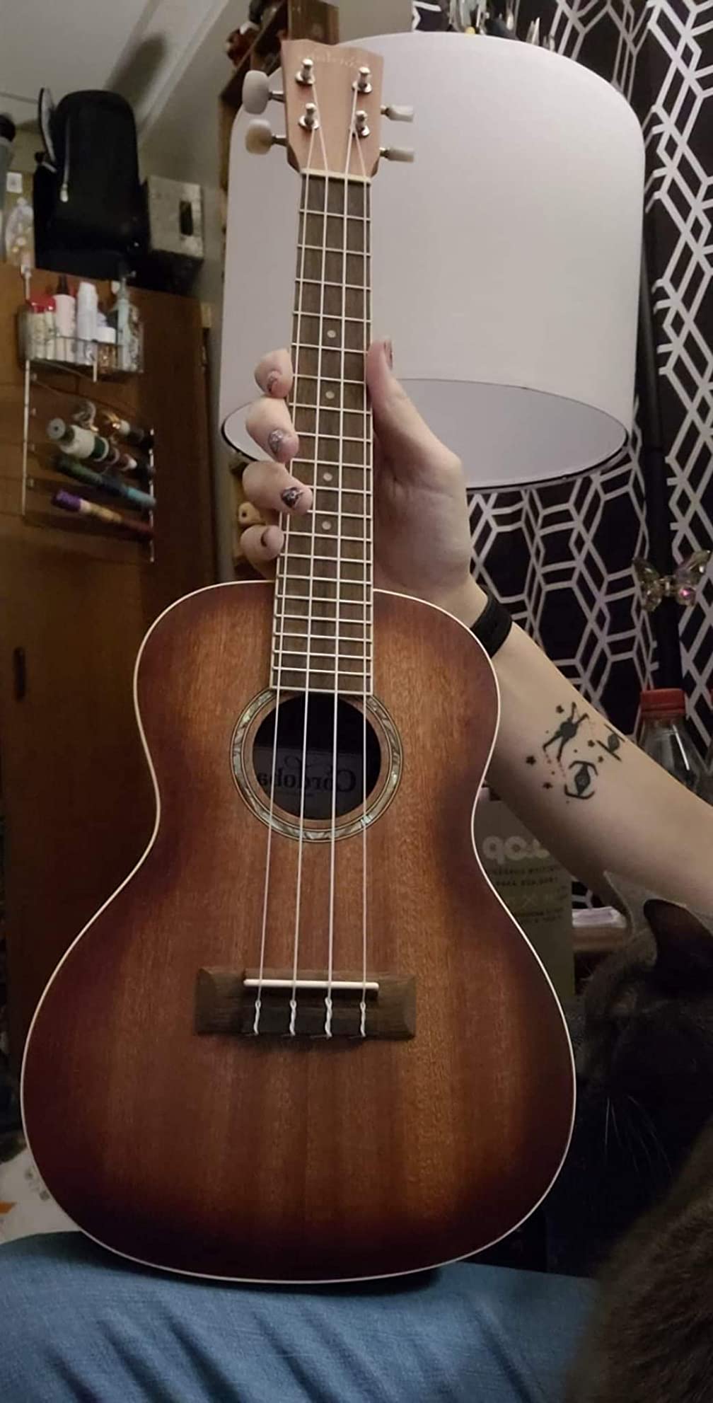 Cordoba, 4 15CM Concert Ukulele-Hand Crafted With Mahogany Top, Back & Sides, Authentic Abalone Rosette & Satin Finish & Premium Italian Aquila Strings-For Beginners & Professionals, Right, COD Customer Review Cordoba, 4 15CM Concert Ukulele-Hand Crafted With Mahogany Top, Back & Sides, Authentic Abalone Rosette & Satin Finish & Premium Italian Aquila Strings-For Beginners & Professionals, Right, COD - Customer Photo 1