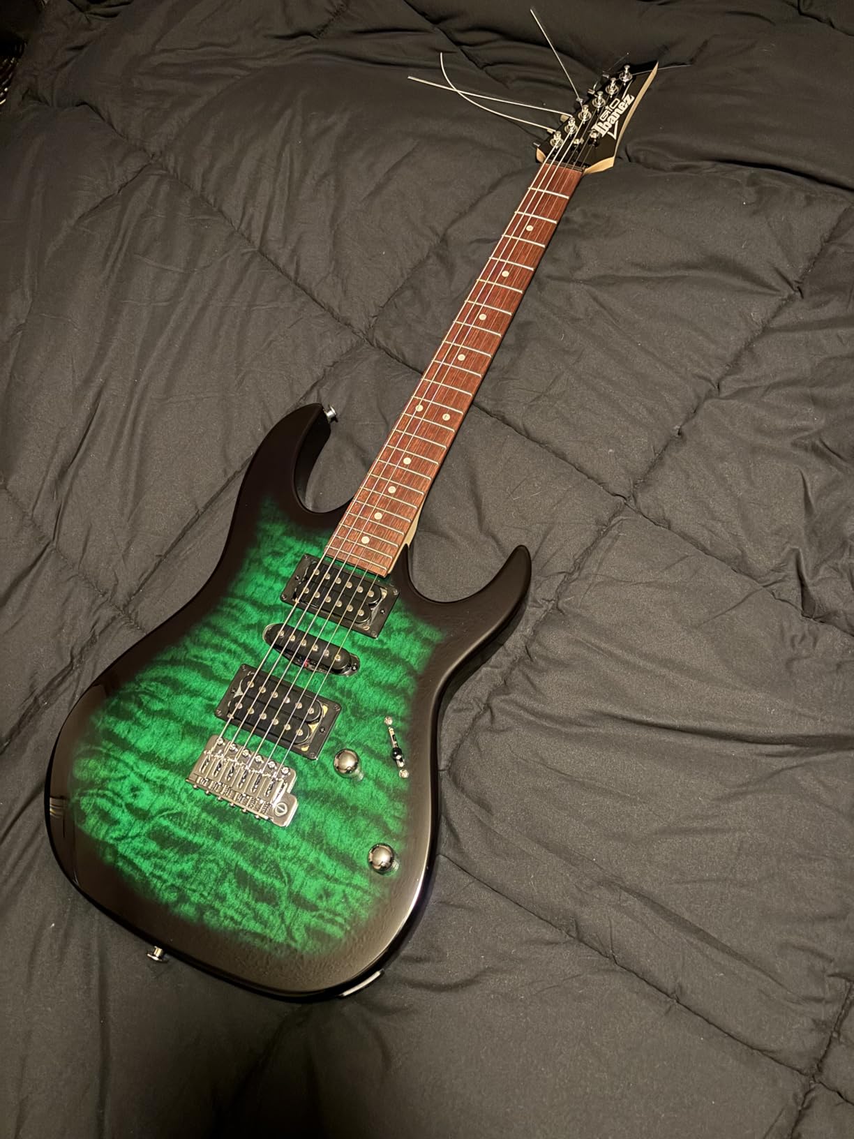 Ibanez GIO Series GRX70QA - Transparent Black Sunburst - Customer Photo 1