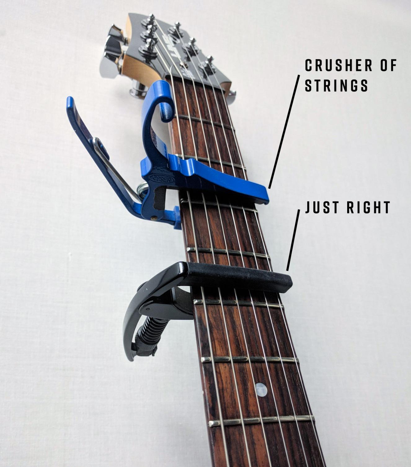 Planet Waves PW-CP-09 D'Addario Guitar Capo –NS Tri Action -For 6-String Electric and Acoustic Guitars –Micrometer Tension Adjustment, In-Tune Performance, Black Customer Review Planet Waves PW-CP-09 D'Addario Guitar Capo –NS Tri Action -For 6-String Electric and Acoustic Guitars –Micrometer Tension Adjustment, In-Tune Performance, Black - Customer Photo 4