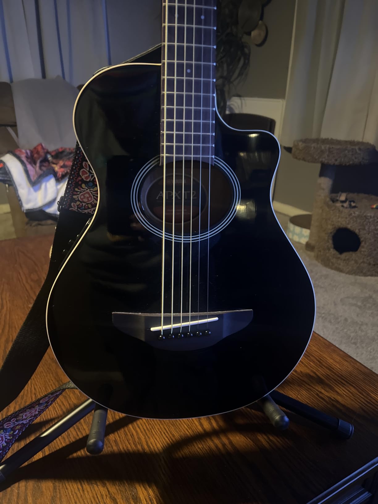 Yamaha APXT2 3/4-Size Acoustic-Electric Guitar - Black Customer Review Yamaha APXT2 3/4-Size Acoustic-Electric Guitar - Black - Customer Photo 1