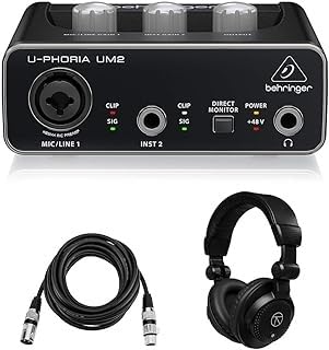 Behringer U-PHORIA UM2 Audiophile 2x2 USB Audio Interface with XENYX Mic Preamplifier | for Recording Microphones and Instruments customer photo 1