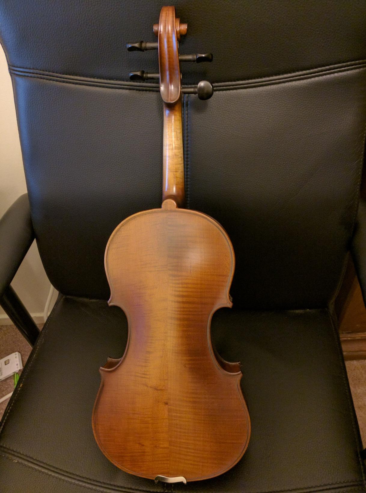 Cecilio Full Size 4/4 Violin with Hard Case & Shoulder Rest - Solidwood Ebony Fitted Violin with D'Addario Strings, Ideal for Beginners Customer Review Cecilio Full Size 4/4 Violin with Hard Case & Shoulder Rest - Solidwood Ebony Fitted Violin with D'Addario Strings, Ideal for Beginners - Customer Photo 3