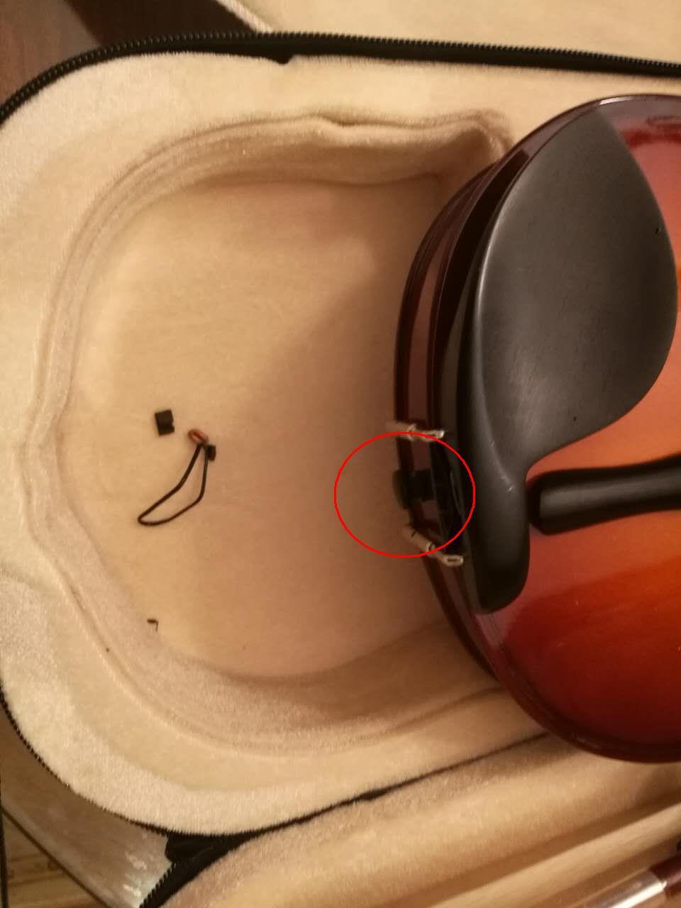 Cecilio 1/2 Violin Solidwood Violin with Hard Case, Bow, Rosin, Tuner, Shoulder Rest & Lesson Book – Ideal for Beginners Customer Review Cecilio 1/2 Violin Solidwood Violin with Hard Case, Bow, Rosin, Tuner, Shoulder Rest & Lesson Book – Ideal for Beginners - Customer Photo 4
