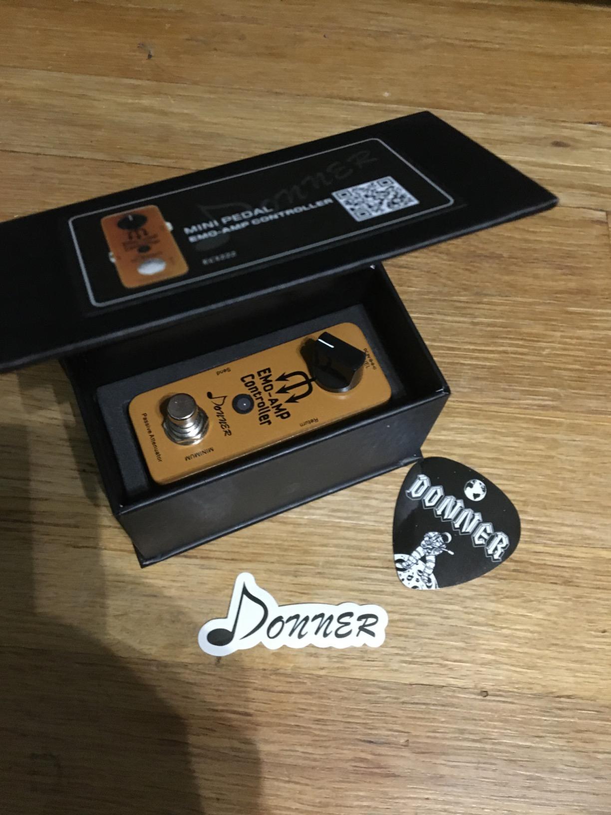 Donner Overdrive Guitar Pedal, Blues Drive Vintage Overdrive Effect Warm/Hot Modes for Pedal Boards Electric Guitar, True Bypass - Customer Photo 2