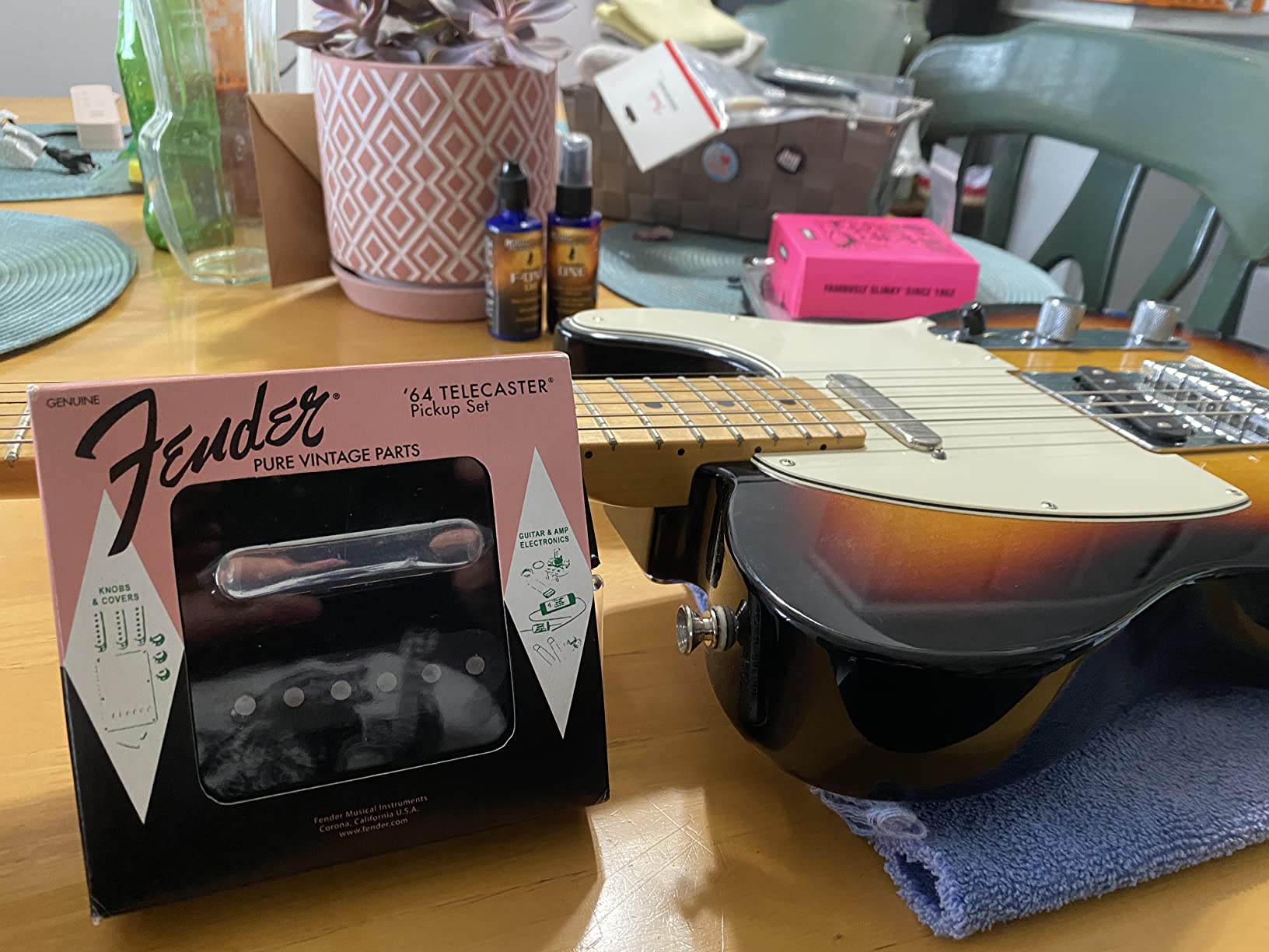 Fender 0992234000 Pure Vintage '64 Telecaster Pickup Set Customer Review Fender 0992234000 Pure Vintage '64 Telecaster Pickup Set - Customer Photo 1