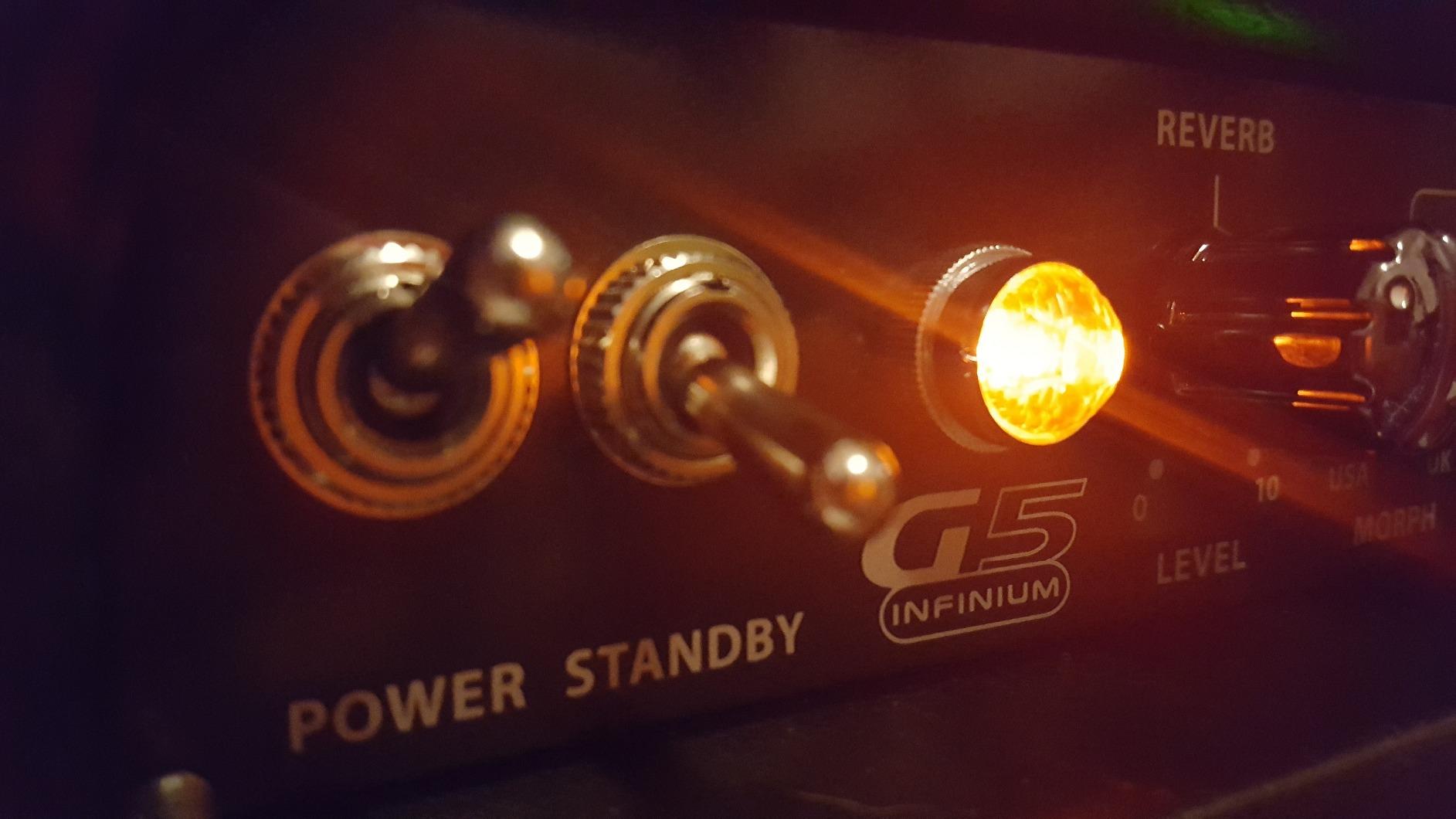 Bugera G5 INFINIUM 5-Watt Class-A Tube Amplifier Head with INFINIUM Tube Life Multiplier, MORPH EQ, Reverb and Power Attenuator Customer Review Bugera G5 INFINIUM 5-Watt Class-A Tube Amplifier Head with INFINIUM Tube Life Multiplier, MORPH EQ, Reverb and Power Attenuator - Customer Photo 3
