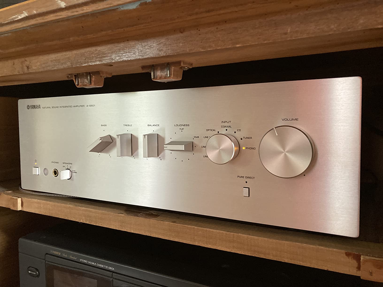 YAMAHA A-S501BL Natural Sound Integrated Stereo Amplifier (Black) - Customer Photo 1