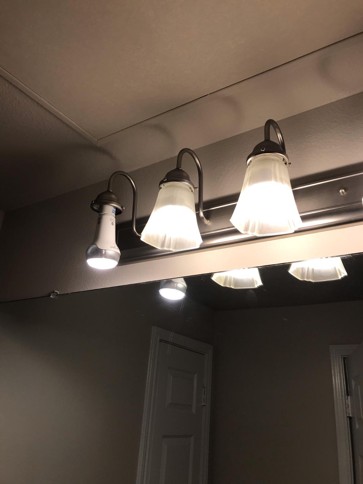 Sengled Solo JBL Speaker Light Bulb Dual Channel Dimmable LED Light App Controlled 45W Equivalent E26 Smart Timing Music Bulb, Compatible with Alexa via Bluetooth Connection - Customer Photo 1