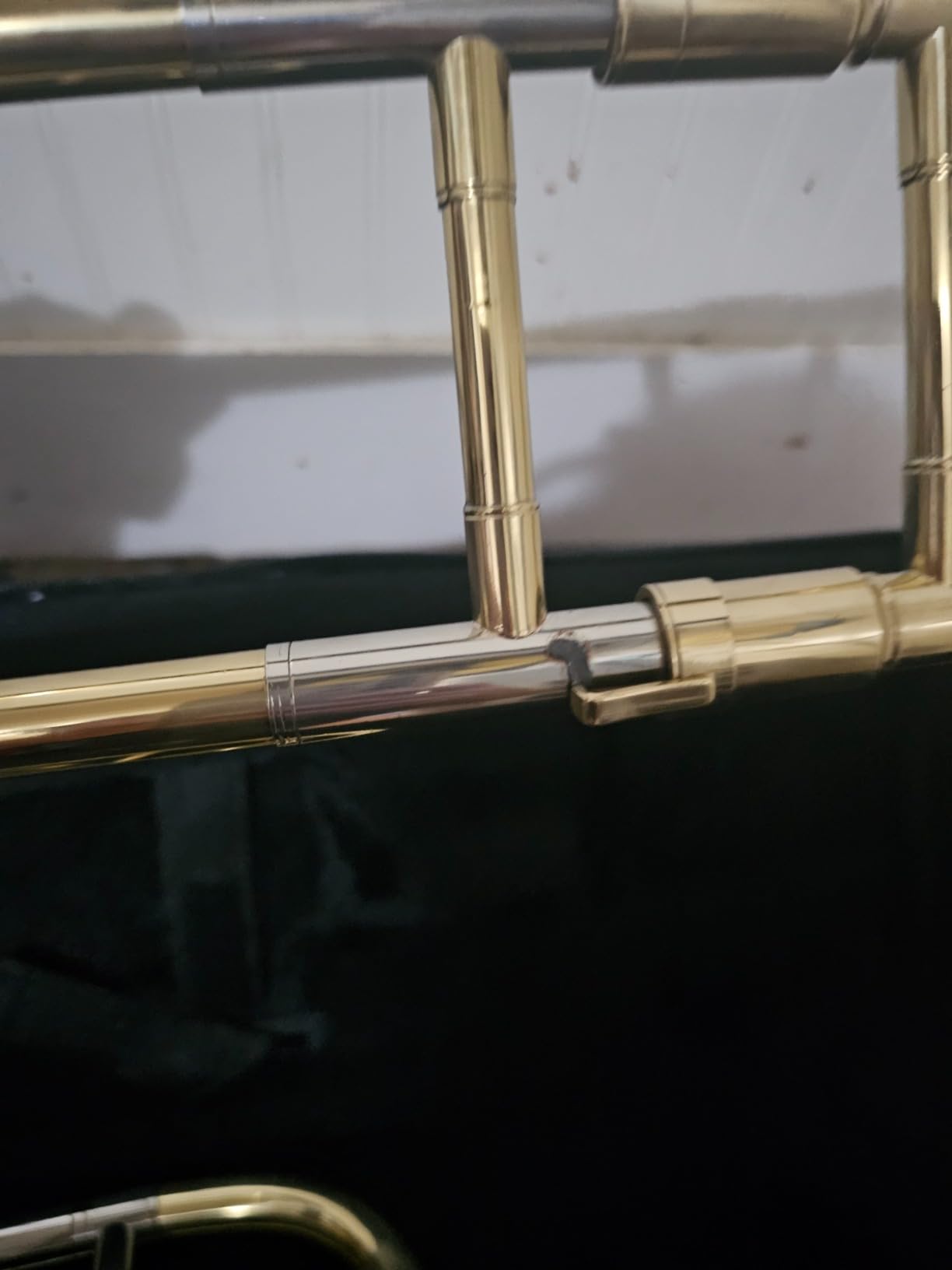 Glory GTD-2 B Flat Brass Trombone with Case & 12C Mouthpiece,Gold Finished,Tenor Trombone Customer Review Glory GTD-2 B Flat Brass Trombone with Case & 12C Mouthpiece,Gold Finished,Tenor Trombone - Customer Photo 5