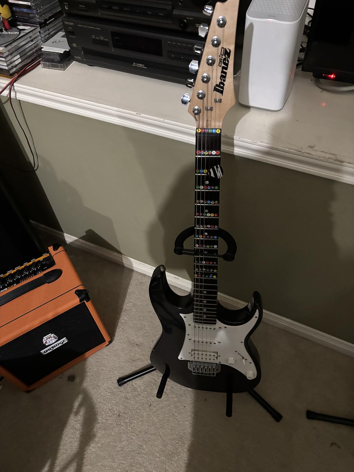 OnStage On Stage XCG4 Velveteen Padded Tubular Guitar Stand - (2 Pack) Customer Review OnStage On Stage XCG4 Velveteen Padded Tubular Guitar Stand - (2 Pack) - Customer Photo 2