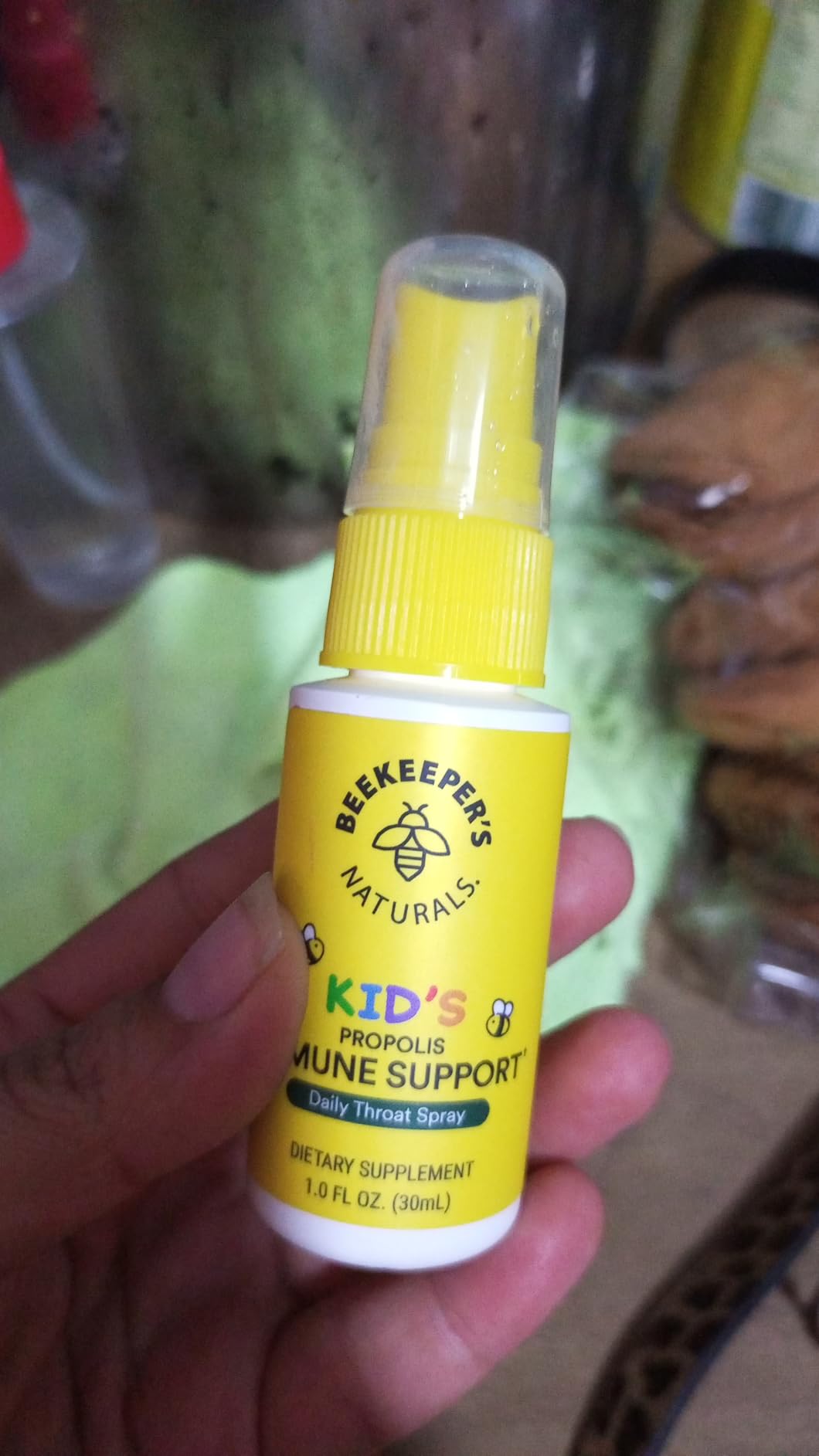 Propolis Throat Spray by Beekeeper's Naturals - 95% Bee Propolis Extract, Natural Immune Support & Sore Throat Relief - Antioxidants, Keto, Paleo, Gluten-Free Customer Review Propolis Throat Spray by Beekeeper's Naturals - 95% Bee Propolis Extract, Natural Immune Support & Sore Throat Relief - Antioxidants, Keto, Paleo, Gluten-Free - Customer Photo 2