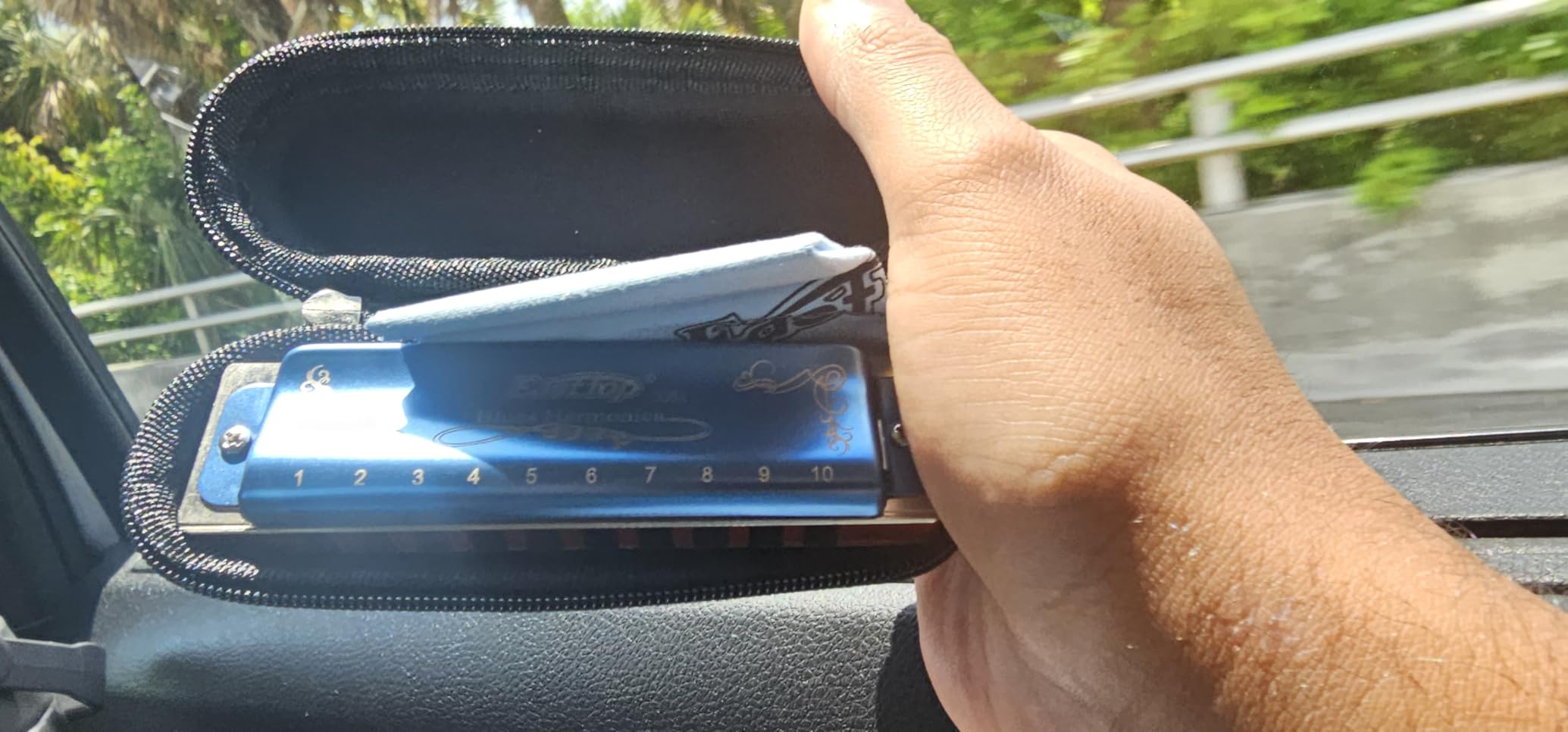 East top Harmonica Key of C, 10 Holes 008K Diatonic Mouth Organ with Blue Case, Standard Harmonica For Adults, Professionals, Beginners and Students customer photo 1