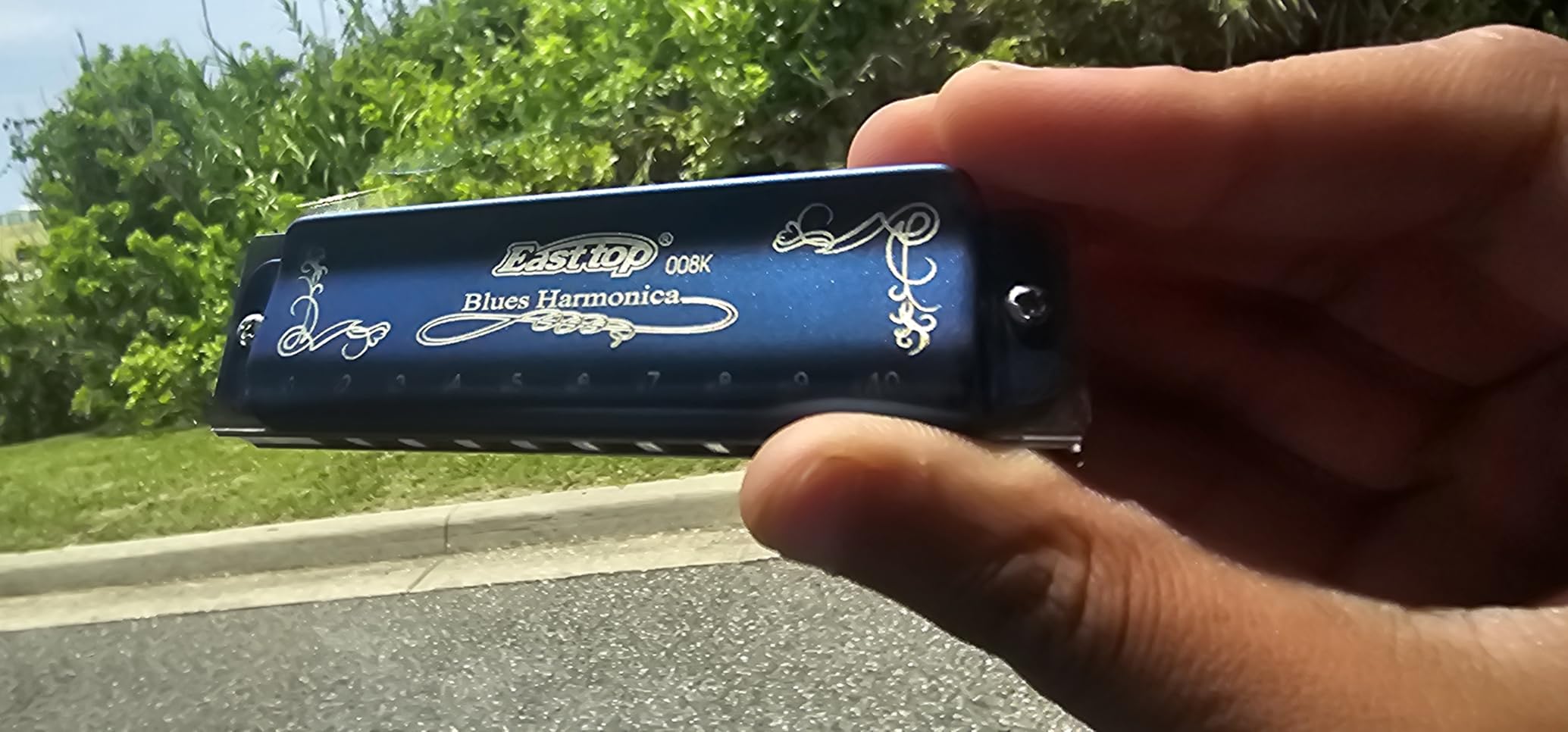 East top Harmonica Key of C, 10 Holes 008K Diatonic Mouth Organ with Blue Case, Standard Harmonica For Adults, Professionals, Beginners and Students customer photo 2