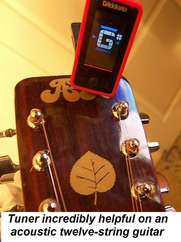 D'Addario Eclipse Guitar Tuner Clip On, PW-CT-17BK, Black customer photo 1