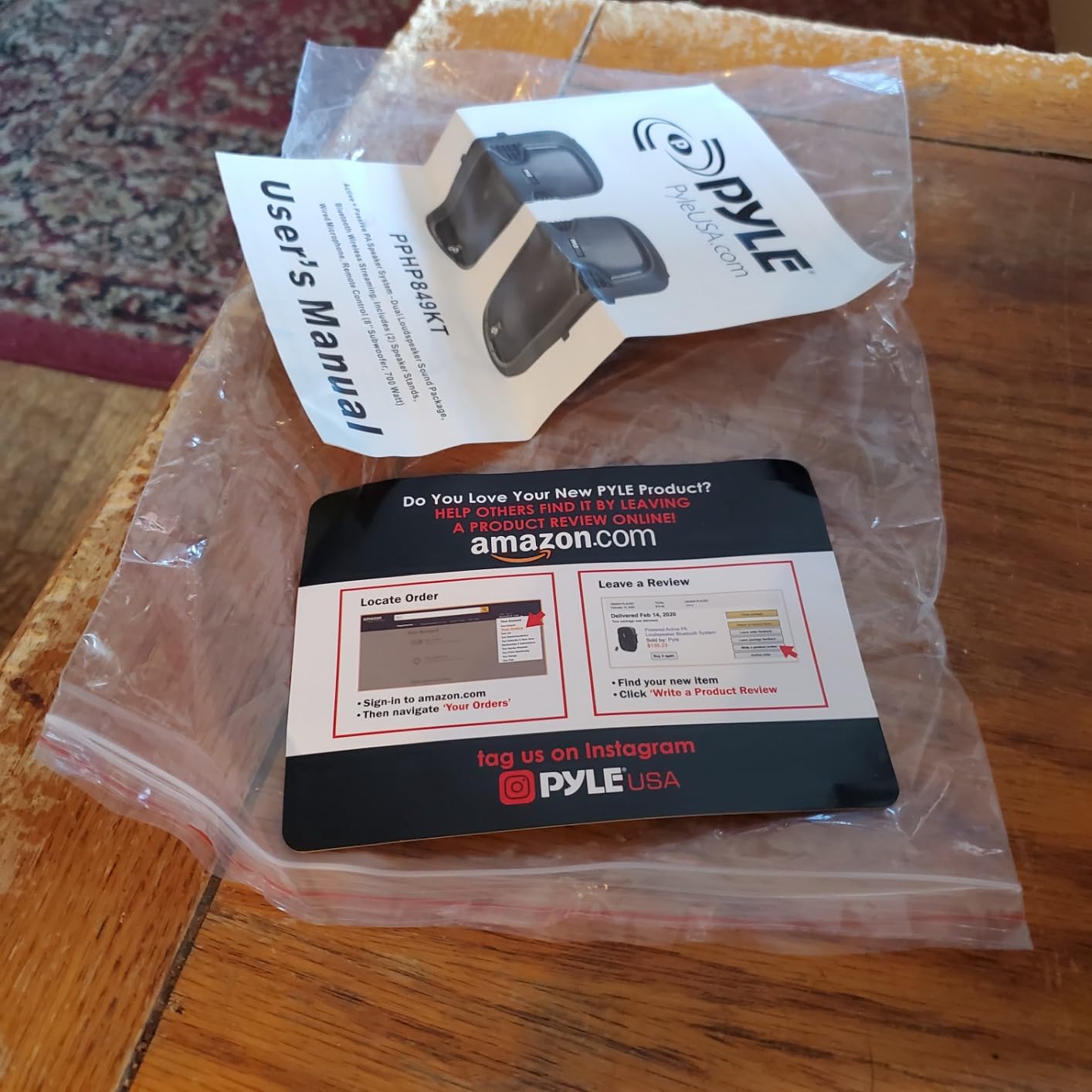 Pyle Powered Bluetooth PA Speaker Kit - Event Ready - Just Plug In and Play Active and Passive 350w Loudspeakers with Wired Microphone, Speaker Stands, Remote - MP3/USB/SD/AUX inputs - PPHP849KT Customer Review Pyle Powered Bluetooth PA Speaker Kit - Event Ready - Just Plug In and Play Active and Passive 350w Loudspeakers with Wired Microphone, Speaker Stands, Remote - MP3/USB/SD/AUX inputs - PPHP849KT - Customer Photo 5