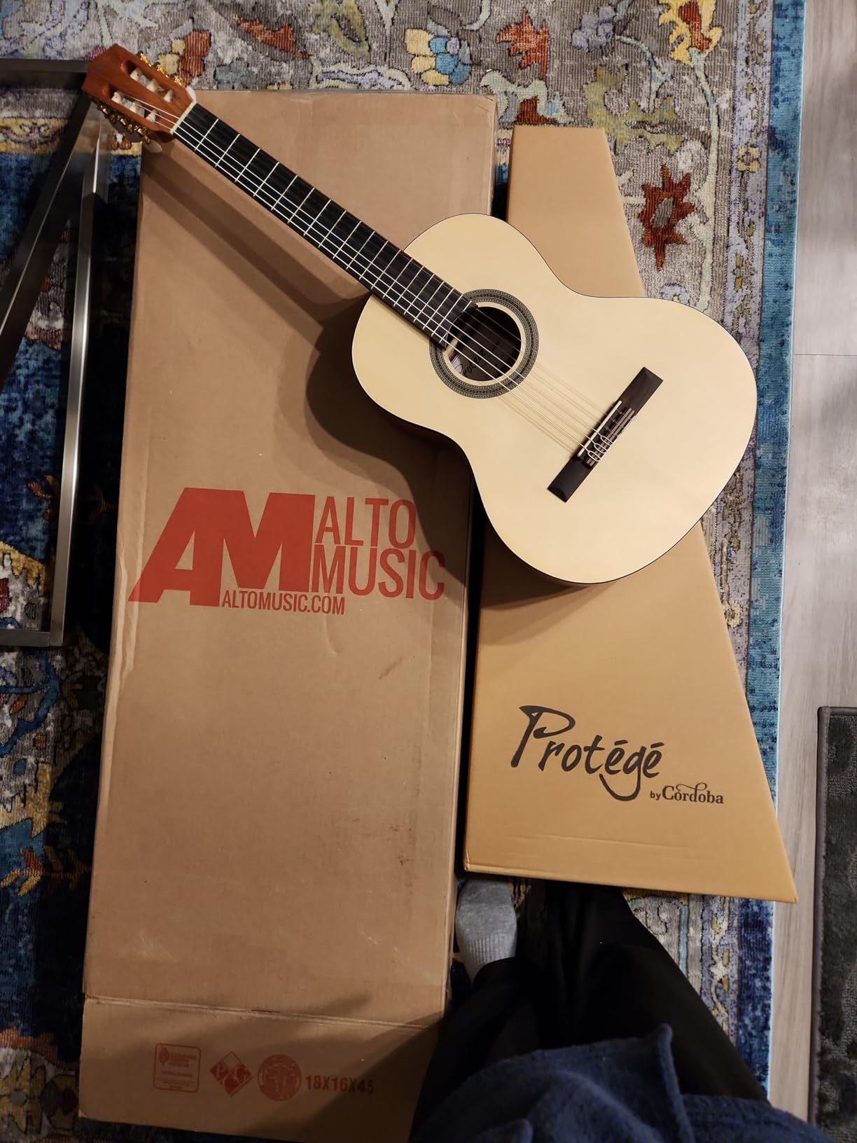 Cordoba C1M 3/4 Small Body Acoustic Nylon String Guitar for Small Hands Customer Review Cordoba C1M 3/4 Small Body Acoustic Nylon String Guitar for Small Hands - Customer Photo 1