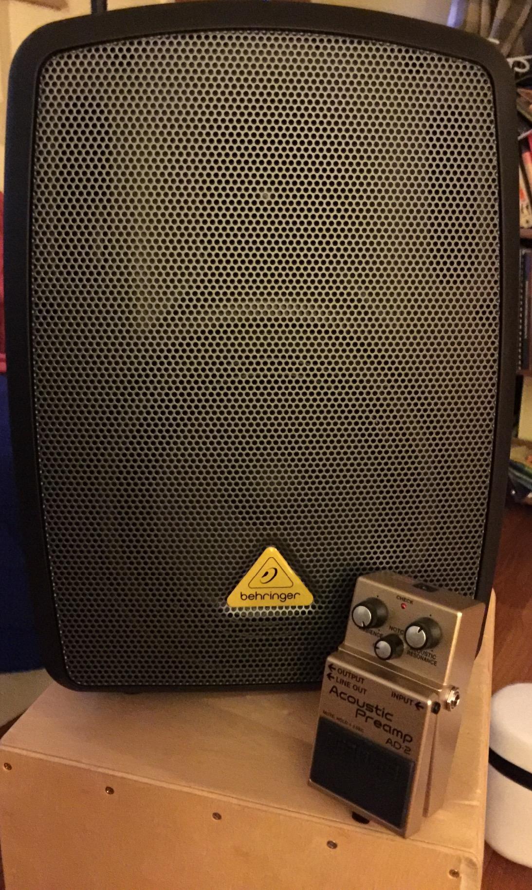 BOSS AD-2 Natural Acoustic Preamp Guitar Pedal Customer Review BOSS AD-2 Natural Acoustic Preamp Guitar Pedal - Customer Photo 1
