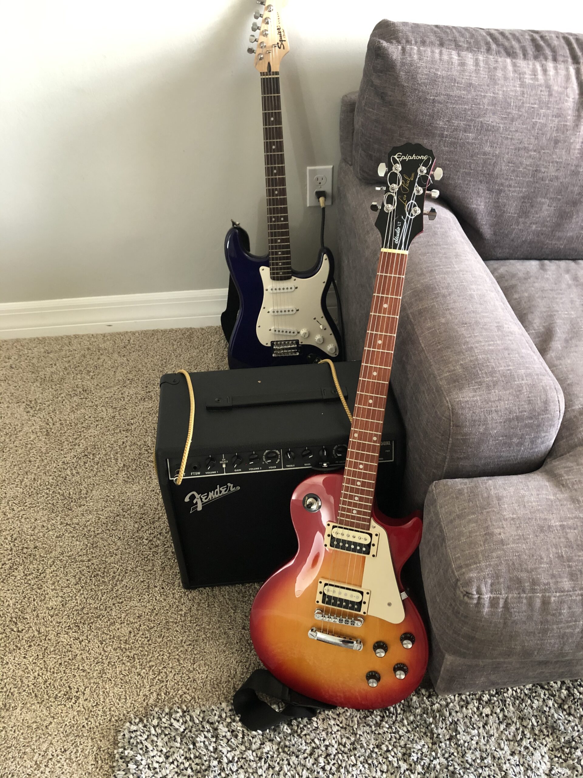 Epiphone Les Paul Studio E1 Electric Guitar, Ebony - Customer Photo 1
