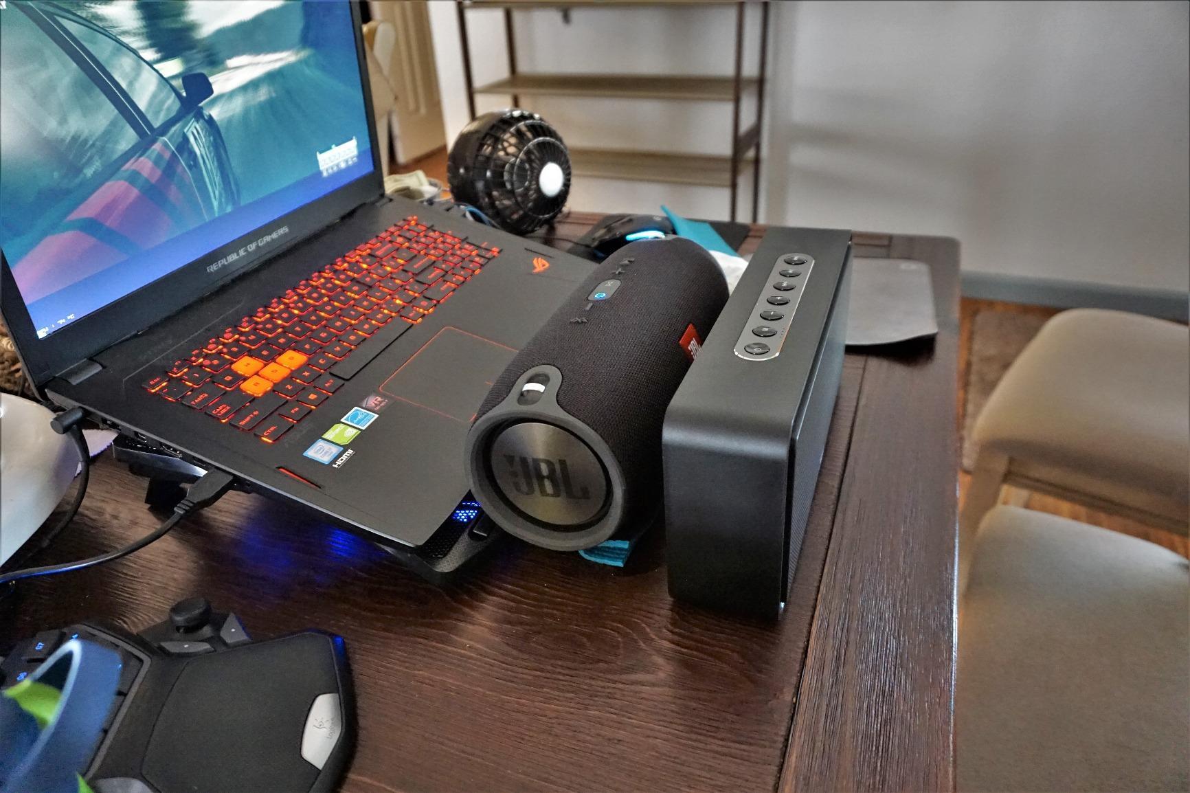 DOSS SoundBox XL Bluetooth Speaker with Subwoofer, 32W Loud Sound with Booming Bass, Dual DSP Technologies, 10H Playtime, USB-C, TWS, 2.1 Audio Channel for Home, Indoor and Office - Upgraded - Customer Photo 3