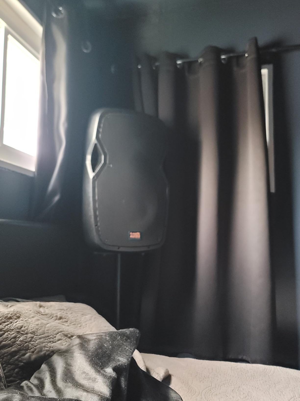 Acoustic Audio by Goldwood 1000W Bluetooth Speaker w/ Flashing LED, Large Plug-In PA System w/ Stand, Mic, & Remote for Karaoke, DJ, or Tailgate Party Customer Review Acoustic Audio by Goldwood 1000W Bluetooth Speaker w/ Flashing LED, Large Plug-In PA System w/ Stand, Mic, & Remote for Karaoke, DJ, or Tailgate Party - Customer Photo 1