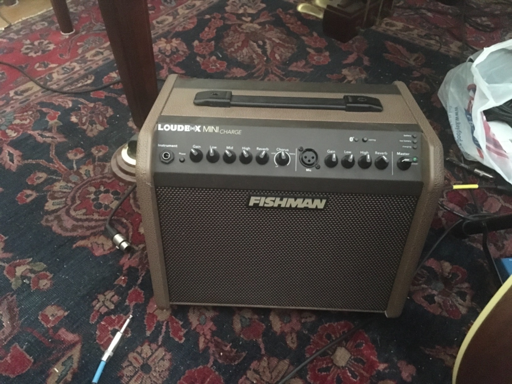 Fishman Loudbox Mini Charge 60-Watt 1x6.5 Inches Battery Powered Acoustic Combo Amp Customer Review Fishman Loudbox Mini Charge 60-Watt 1x6.5 Inches Battery Powered Acoustic Combo Amp - Customer Photo 1