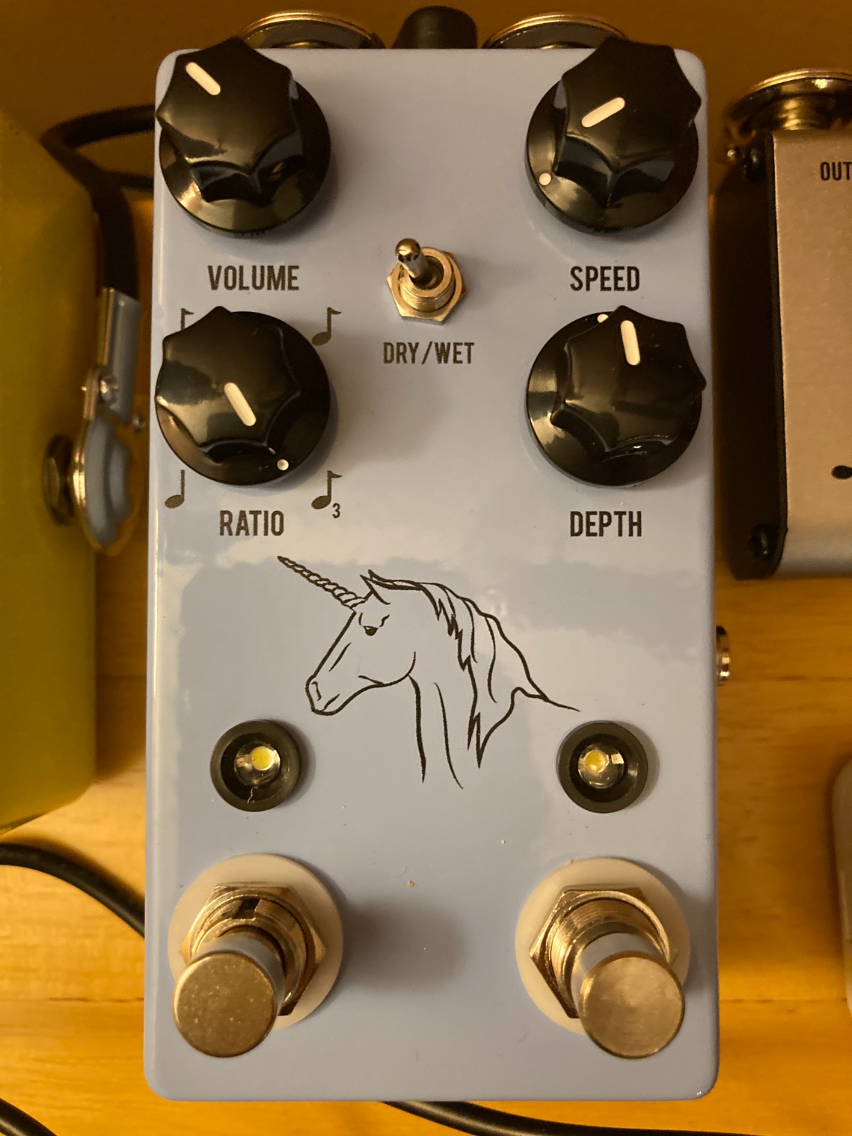 JHS Pedals JHS Unicorn V2 Analog Univibe with Tap Tempo Guitar Effects Pedal - Customer Photo 1