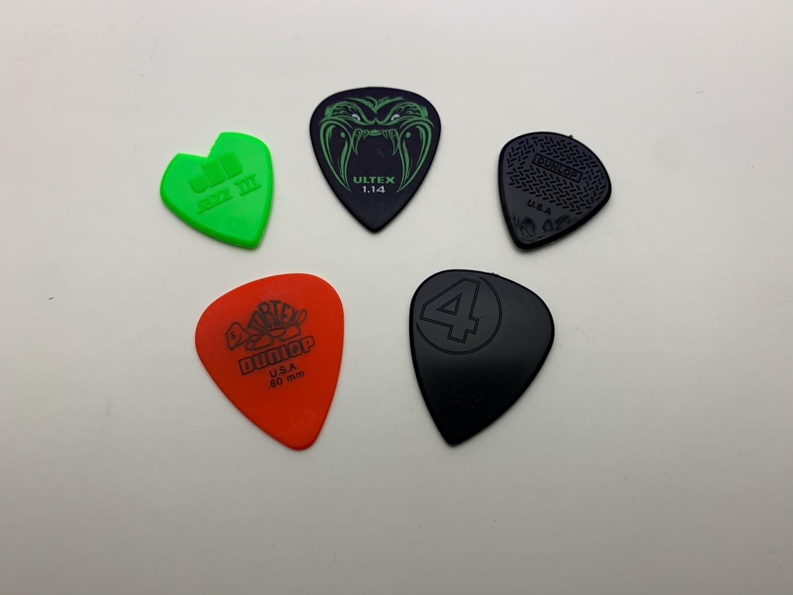 Jim Dunlop Jim Root Signature Nylon Guitar Picks (447RJR1.38) - Customer Photo 1