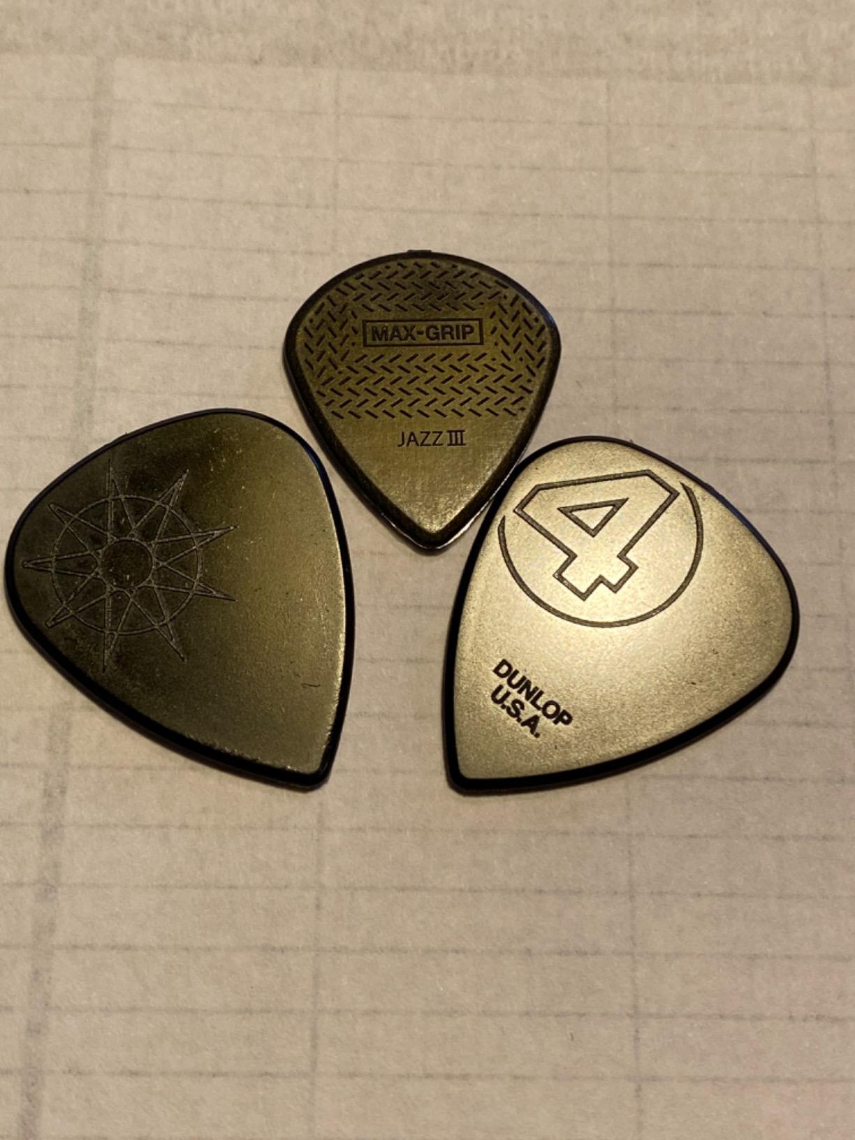 Jim Dunlop Jim Root Signature Nylon Guitar Picks (447RJR1.38) - Customer Photo 2