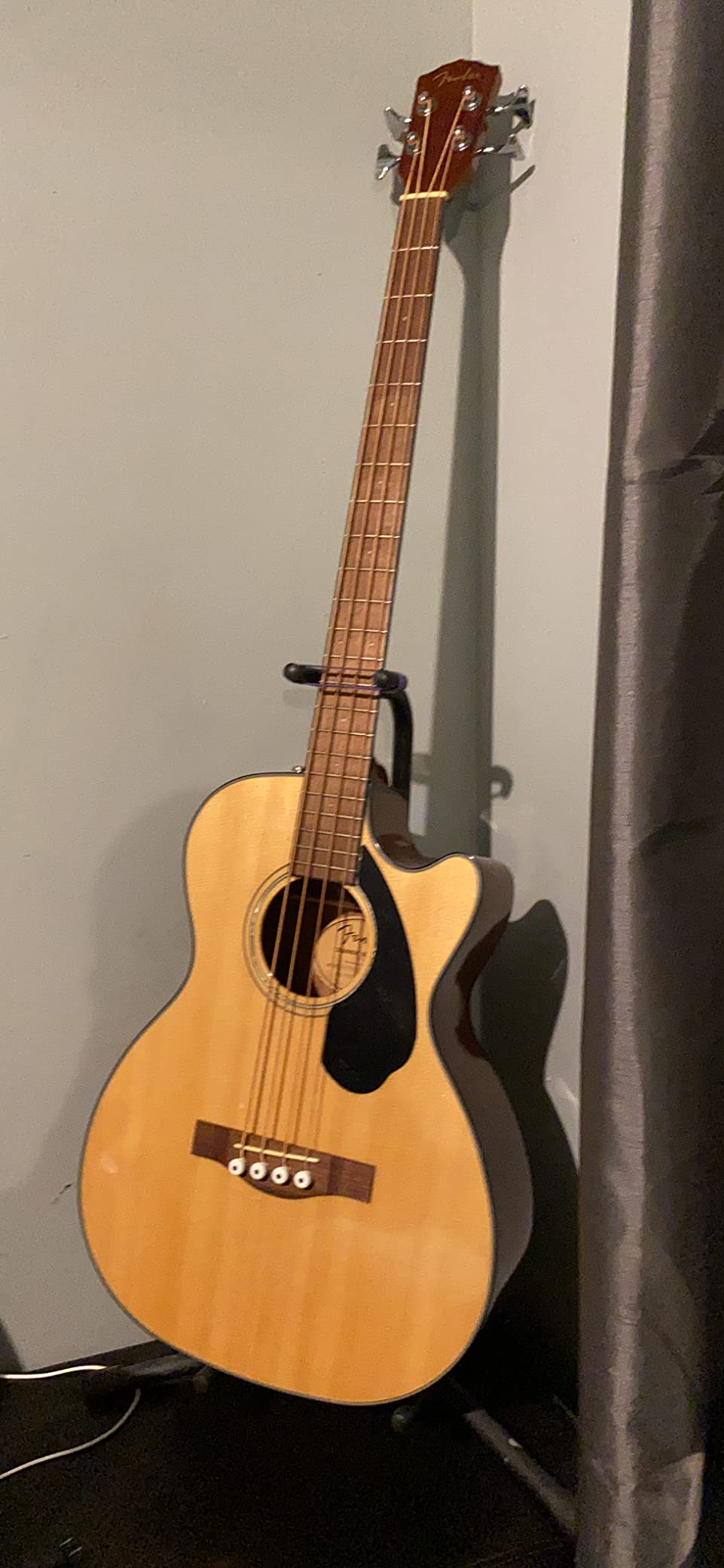 Fender CB-60SCE Acoustic Bass, with 2-Year Warranty Natural, Laurel Fingerboard Customer Review Fender CB-60SCE Acoustic Bass, with 2-Year Warranty Natural, Laurel Fingerboard - Customer Photo 1
