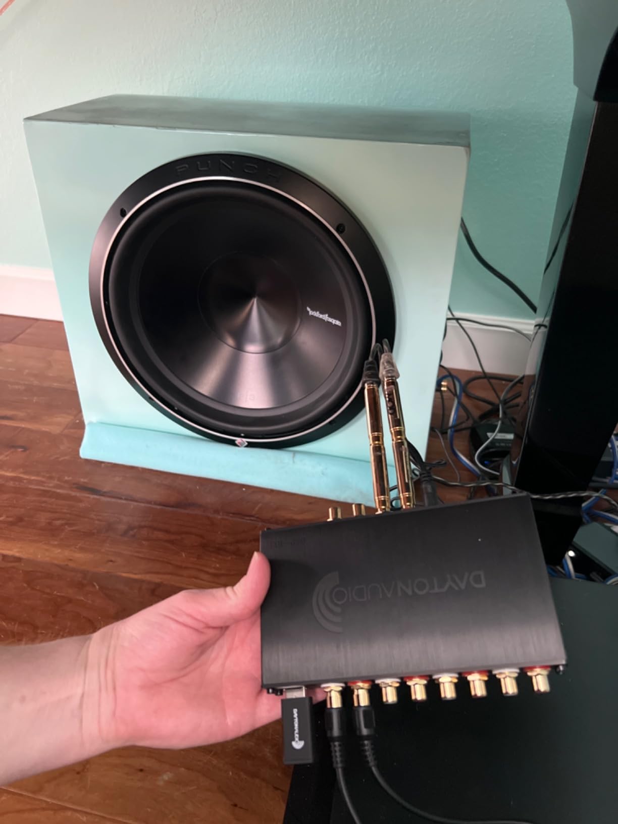 Dayton Audio DSP-408 4 Input 8 Output DSP Digital Signal Processor with Built in EQ Crossovers, Time Alignment, and in-Put/Output Mixing for Home and car Audio - Customer Photo 1