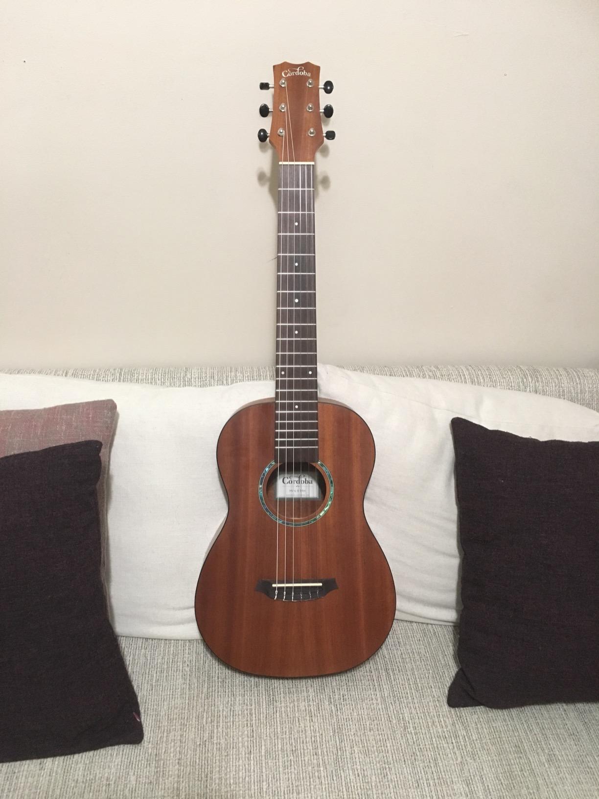 Cordoba Mini II M, Mahogany, Small Body Nylon String Guitar Customer Review Cordoba Mini II M, Mahogany, Small Body Nylon String Guitar - Customer Photo 2