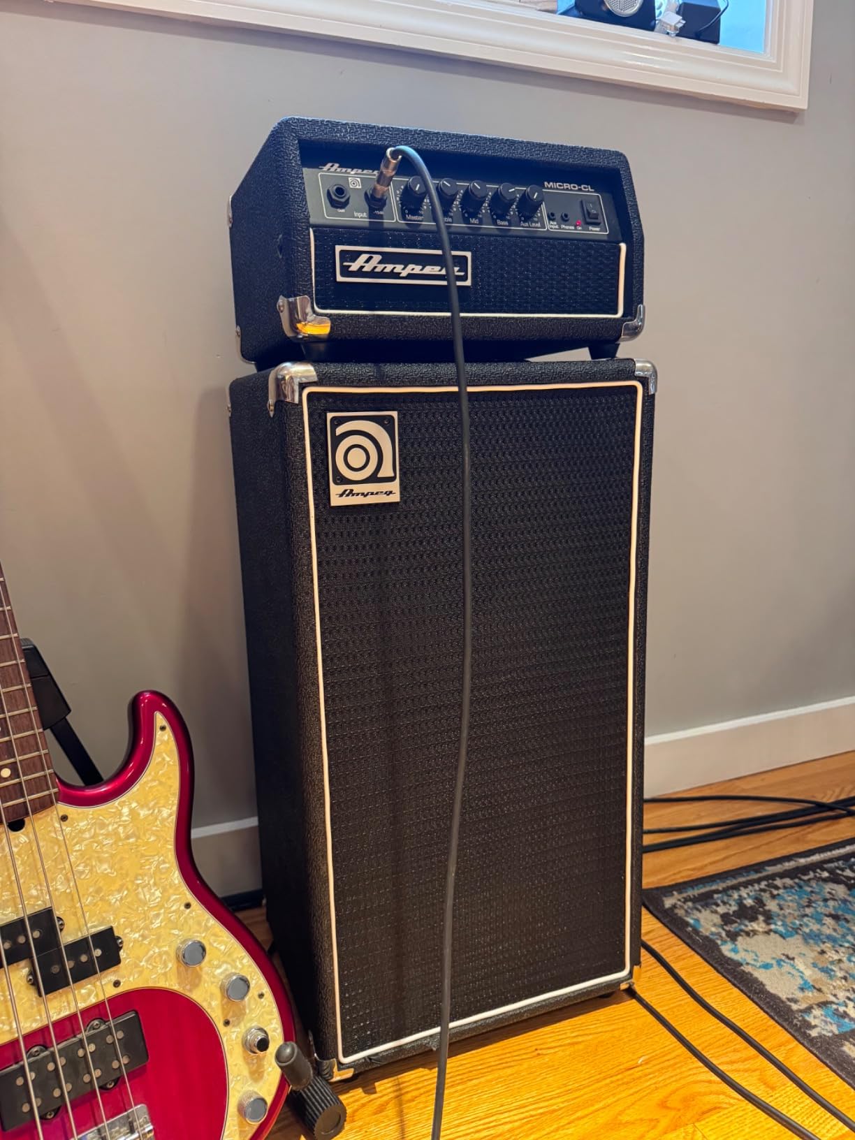 Ampeg Micro CL 100-watt Bass Amplifier Stack (AMG MICROCL) Customer Review Ampeg Micro CL 100-watt Bass Amplifier Stack (AMG MICROCL) - Customer Photo 1
