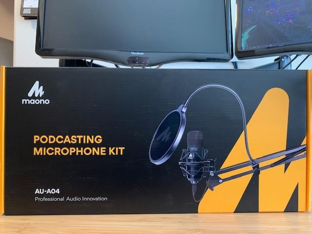 MAONO 192KHZ/24Bit Plug & Play PC Computer Podcast Condenser Cardioid Metal Mic Kit customer photo 2