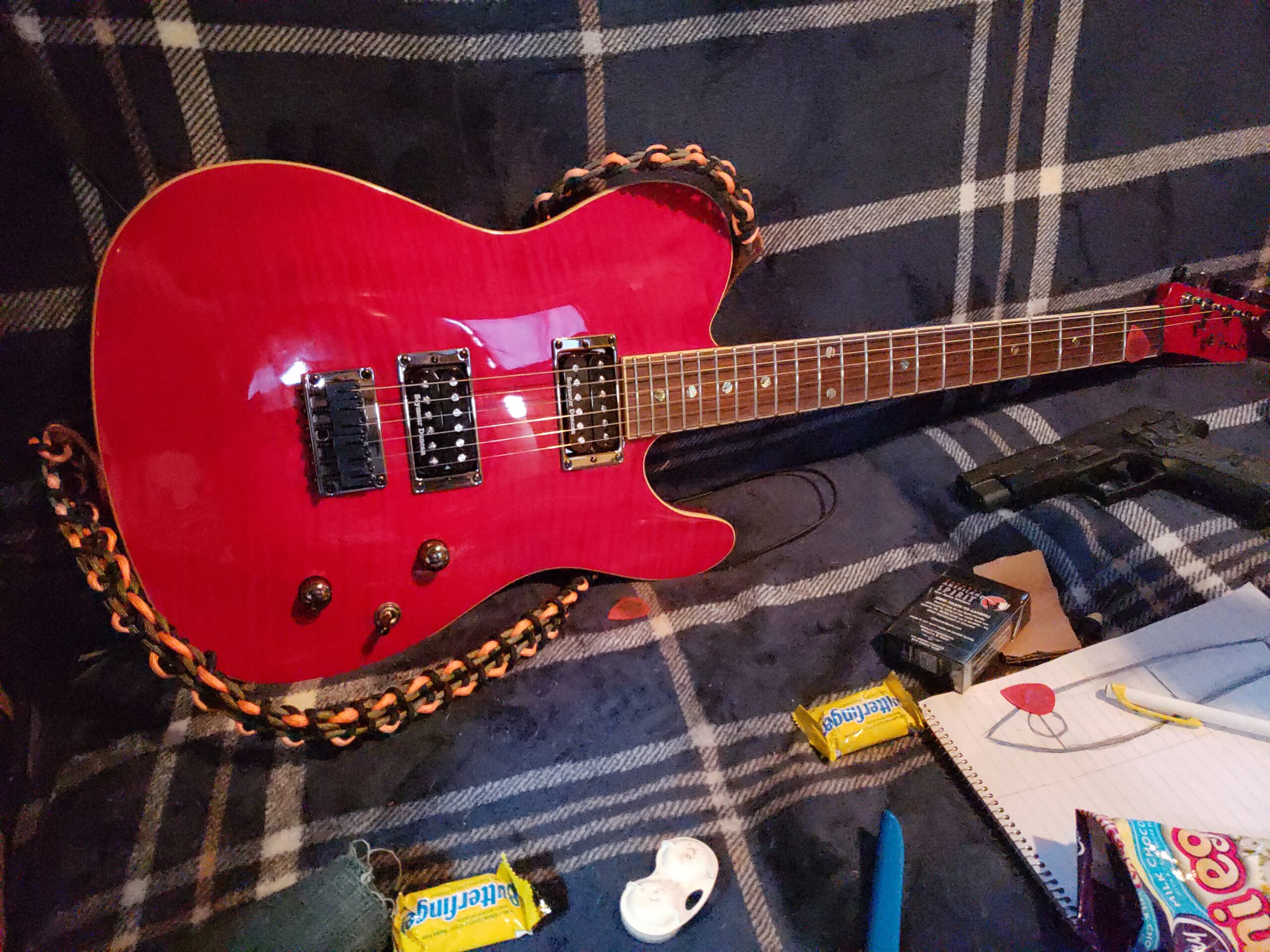 Fender Custom Telecaster FMT HH Electric Guitar, Features Seymour Duncan '59/Pearly Gates Humbuckers with Coil Tap, with 2-Year Warranty, Amber Customer Review Fender Custom Telecaster FMT HH Electric Guitar, Features Seymour Duncan '59/Pearly Gates Humbuckers with Coil Tap, with 2-Year Warranty, Amber - Customer Photo 2
