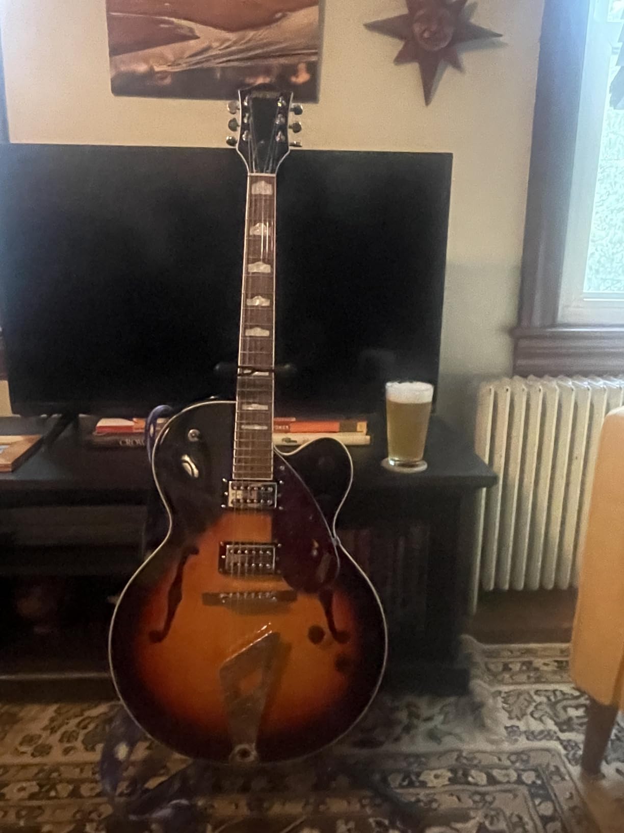 Gretsch G2420 Streamliner Hollow Body Electric Guitar with Chromatic II Tailpiece, Broad'Tron Pickups - Aged Brooklyn Burst customer photo 1